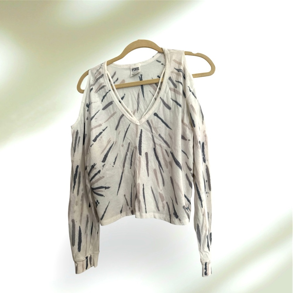 PINK multi color long sleeve top